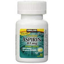 Kirkland Signature Aspirin Low Dose 81mg 365ct