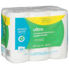 Simply Done Ultra SAS Paper Towel 265.01 sq ft 6ct