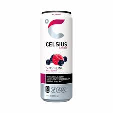 Celsius Energy Drink Wild Berry 12 fl oz 12pk + Bottle Deposit $0.60