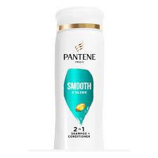 Pantene Smooth & Sleek 2 in 1 Shampoo + Conditioner  12oz