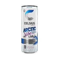 Celsius Energy Drink Arctic VIBE 12 fl oz 12pk + Bottle Deposit $0.60