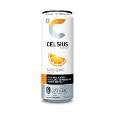 Celsius Energy Drink Orange 12 fl oz 12pk + Bottle Deposit $0.60