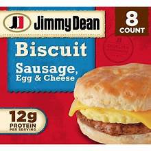 Jimmy Dean Frozen Sausage Egg & Cheese Biscuit 8ct 36oz