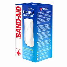 Band-Aid Flexible Rolled Gauze 2 inch x 2.5yd 1 ct