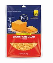 Best Yet Fancy Shredded Sharp Cheese 8oz