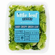 Little Leaf Farms Crispy Green Leaf Lettuce 8oz