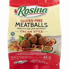 Rosina Gluten Free Italian Meatballs  22oz
