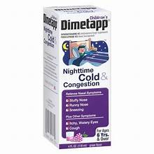 Children's Dimetapp Nighttime Cold & Congestion Grape 4 fl oz