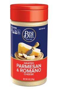 Best Yet Grated Parmesan + Romano Cheese 8oz