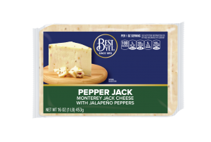 Best Yet Pepper Jack Cheese  Block 8oz
