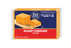 Best Yet Sharp Cheddar Cheese 16oz Block