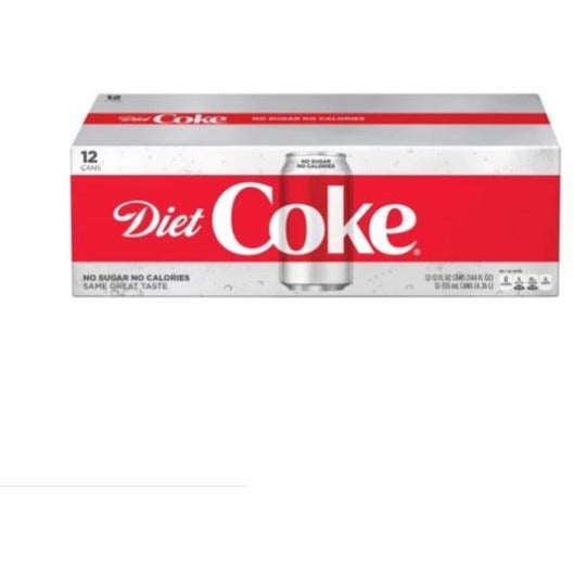 Diet Coke 12oz Cans 12pk + Bottle Deposit 0.60