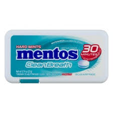 Mentos Clean Breath Wintergreen .74oz 30ct
