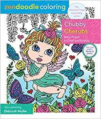 Chubby Cherubs Zendoodle Coloring Book