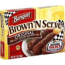 Banquet Brown 'N Serve Original Fully Cooked Sausage Links 10ct
