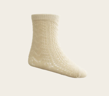 Jamie Kay Cable Weave Knee Socks - Sandstone