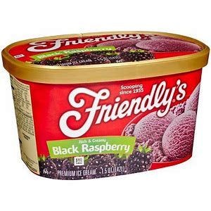 Friendly's Black Raspberry Ice Cream 48oz