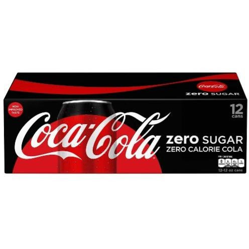 Coca Cola Zero 12oz Cans 12pk + Bottle Deposit 0.60