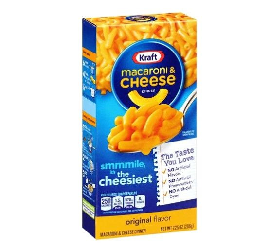 Kraft Macaroni and Cheese Dinner 7.25oz