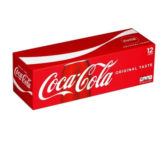 Coca-Cola 12oz Cans 12pk + Bottle Deposit $.60