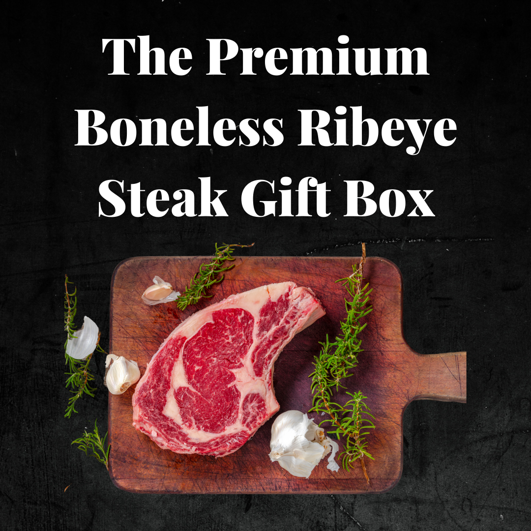 The Premium Boneless Ribeye Steak Gift Box