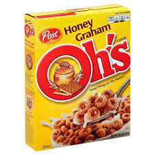 Post Honey Oh's Breakfast Cereal 14oz