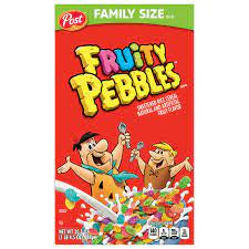 Post Cereal Fruity Pebbles 19.5oz