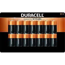 Duracell Batteries D 14pk
