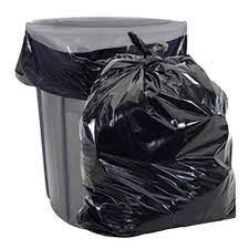 Aluf Plastics 55-60 Gallon Black Trash Bags 22-Mic 36x60" 150ct