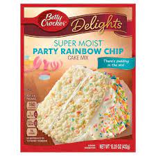 Betty Crocker Party Rainbow Chip Cake Mix 13.25oz