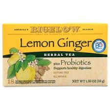 Bigelow Lemon Ginger Herbal Tea 18ct
