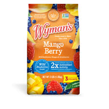 Wymans Frozen Mango Strawberry Blueberry Blend 3lb