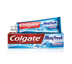 Colgate Toothpaste MaxFresh Whitening Breath Strips Cool Mint  7.3oz