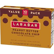 Larabar Bars Peanut Butter Choc Chip 12pk