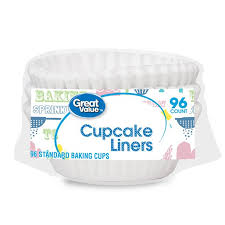 Cokiecan Standard Size White Cupcake Liners 100ct