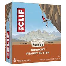Clif Bar Crunchy Peanut Butter 6ct 408g