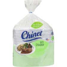 Chinet Classic Dinner Paper Plates 10 Inch 165ct