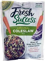 Concord Fresh Success Original Coleslaw Mix 1.87oz