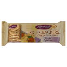 Crunchmaster Toasted Sesame Rice Crackers 3.5oz
