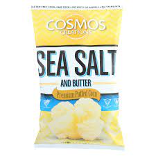 Cosmos Creations Seasalt Butter Puffed Corn 7oz
