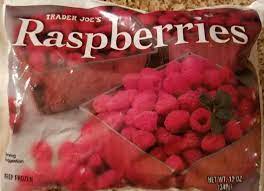 TJ Frozen Raspberries 12 oz