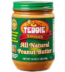 Teddie All Natural Smooth Peanut Butter 36oz