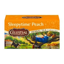 Celestial Seasonings Tea Sleepytime Peach Herbal Caffeine Free 20ct