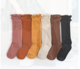 Little Stocking Co. Lace Knee Socks - 7-10 Year