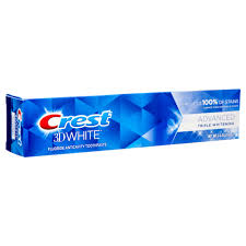 Crest 3D White Advanced Triple Whitening Toothpaste 5.6oz