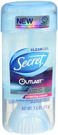 Secret Out Last Sweat + Odor Protecting Powder Gel Deodorant 2.6oz