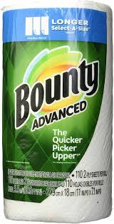Bounty SAS Advanced Paper Towel 107 Sheets 1 roll