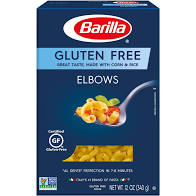 Barilla Gluten Free Elbow Pasta 12oz