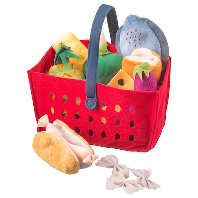 Soft Grocery Basket & Food