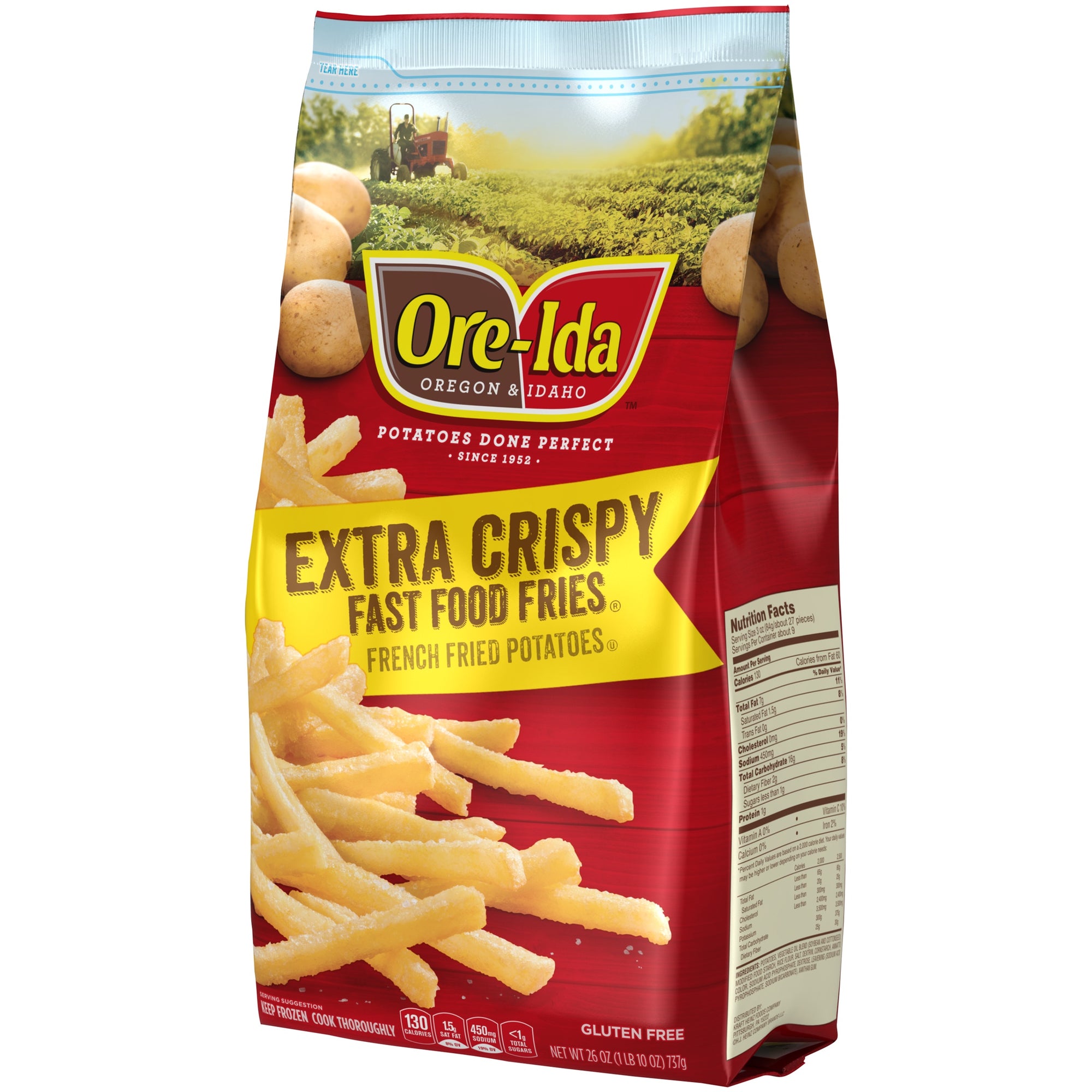 Ore-Ida Extra Crispy Fast Food French Fries 26 oz Bag